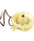 Evaporator Fan Motor Replacement EAU61505013 Yellow For Refrigerator OEM Genuine Part with wires attached