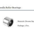 Heavy Duty One Way Clutch Needle Roller Bearing 1 Inch Inner Diameter 1 5/16 Outer Diameter 1 1/16 Width Chrome Steel Rollers