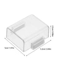 Rugged Protective Switch Guard Button Cover For Electronics Ultra Smooth Push UV Resistant Plastic Shield Dustproof Panel Cap Built Tough For Control Boxes And Harsh Environments, 5.2 x 5 x 2.5 cm