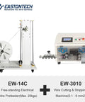Heavy Duty Automatic Cable Wire Cutter And Stripping Machine Featuring Touch Screen Display And Smart Motion Controller for quick setup and efficiency.