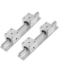 Awesome High Precision SBR12 Linear Guide Rail Kit With 4 Bearings For Smooth Slide Motion In Your CNC And 3D Printer Builds Without Stick Slip, aluminum rail set