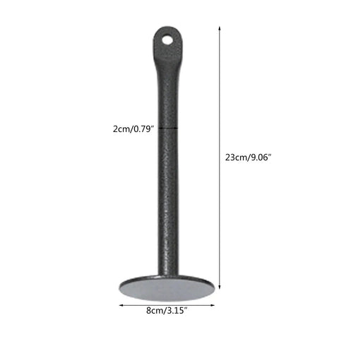 Plates Loading Pin With Weights Lifting Holder For Cable Machine Attachment And Pulley System, steel, dimensions labeled