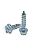 Hex Washer Head Self Tapping Sheet Metal Screws Zinc Diameter Eight With Two And A Half Inch Length 25 Pack Reliable Metal Fastening