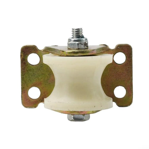 Top Tier V Type Nylon Groove Roller Pair With Galvanized Steel Track Pulley, solid roller for heavy industrial sliding doors.