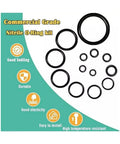 Complete 1020 Piece O Ring Kit With 24 Metric Sizes In NBR Nitrile Rubber Oil And Heat Resistant Seals Storage Case For Faucets Plumbing And Automotive Repairs, assorted O-rings