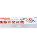 M5 Thread Repair Insert Kit 25 Pieces In Transparent Organizer Box For Common Steel And Non Ferrous Alloys Easy Install For Machinery And Blind Hole Repairs Quick Durable Thread Restoration