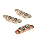 Workhorse Double Wheel Sliding Door Roller No Sweat Replacement With Slick Motion 80 Type Metal Track Hardware with three metal rollers.