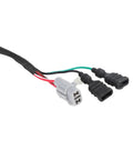 Close-up of connectors on Full Wiring Harness Assembly For Surron Light Bee X And Light Bee S Electric Dirt Bike Replacement Cable Harness