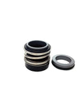 Smooth Operator Mg12 Elastomer Bellows Mechanical Seals For 14mm Shafts With G6 Silicon Carbide Seats And Vit Rings, close-up view.