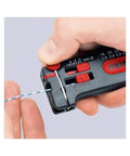 Mini Wire Stripping Tool For AWG 18-28, Pro Grade Handheld Wire Stripper, Easy Grip Comfort showcasing precise wire stripping