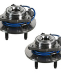 Heavy Duty Rear Wheel Hub Bearing Assembly Kit For Dodge Ram 1500 showing dual front wheel hubs with blue wiring and mounting points.