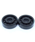 Heavy Duty Tough As Nails High Temperature Thin Section Full Ball Bearing Model TB16003 17X35X8MM in black color.