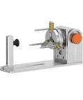 5 in 1 Rotary Roller Engraving Kit for Cylindrical Objects with 180 Degree Clamp in metal and orange detail