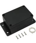 IP65 Waterproof Electrical Junction Box Enclosure For Outdoor Use, Dustproof ABS Plastic Project Box With Fixed Ear Mount