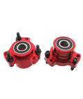 Front Wheel Hub Set Two Pack With Five Eighths Inch Bearing And One Quarter Inch Bolts For Race Go Kart Drift Trike Easy Install