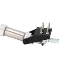 Rock Solid Pneumatic Hold Down Clamp Delivering Fifty Kilogram Grip Force And No Sweat Quick Release Setup For Serious Shop Builders And Weekend Warriors with stainless steel body.