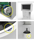 Top Shelf 304 Stainless Steel Ball Plunger Set 20 Piece Detent Spring Screws displayed in various mechanical fixtures.