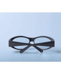 Front view of Top Shelf Co2 Laser Safety Glasses With Premium Infrared Eye Armor Covering 2700 Through 3000 Nanometer Zones.