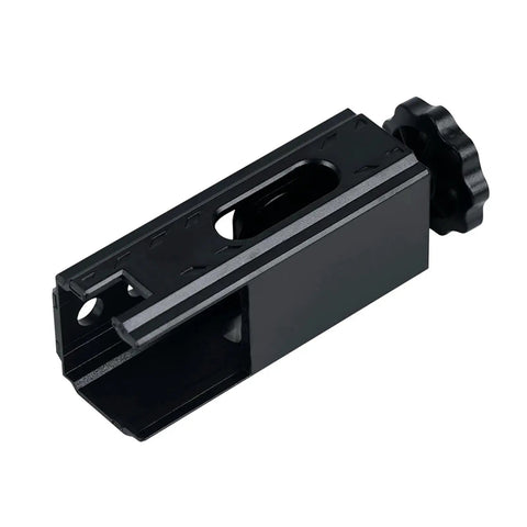 No Sweat X Axis Tensioner For 2020 Aluminum Profiles with black mount and adjustable knob for precise tension control.