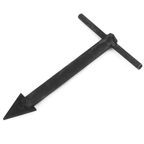 Black metal tool from Thread Repair Insert Kit 4 20 UNC System 12 Pack Wire Screw Sleeve Pro Grade Heavy Duty For Damaged Threads Repair