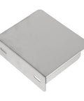 Top Shelf Stainless Steel EV Charger Rain Cover For Backyard Or Driveway Setup With Heavy Duty Waterproof Skin and universal mount, angled view.