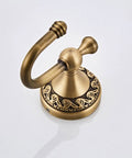 Robust Antique Brass Wall Mounted Coat Hook Single Rustic Hat Rack Fits Kitchen Entryway Or Bathroom Elegant Purse Hanger Rock Solid For Tight Spaces Daily.