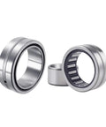Tough As Nails Needle Roller Bearing RN Na69 Series Pre Lubricated For Hydraulic Presses Automotive Transmissions And Forging Machinery Designed For Smooth Rotation And Extended Service Life Reliable Workhorse 32 X 52 X 36 Mm, showing three components including inner and outer rings.