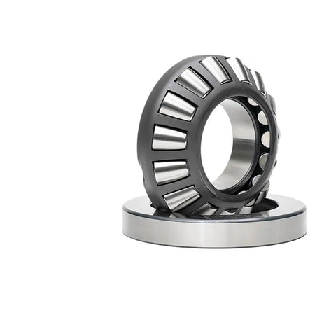 Battle Tested 29422E Thrust Spherical Roller Bearing Built Tough Heavy Duty Axial Load Support showing precision rollers and steel race.