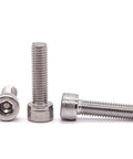 Premium Grade M3 X 16mm Socket Head Cap Screws, 18 8 Stainless Steel Heavy Duty Hardware, showing different screw lengths.