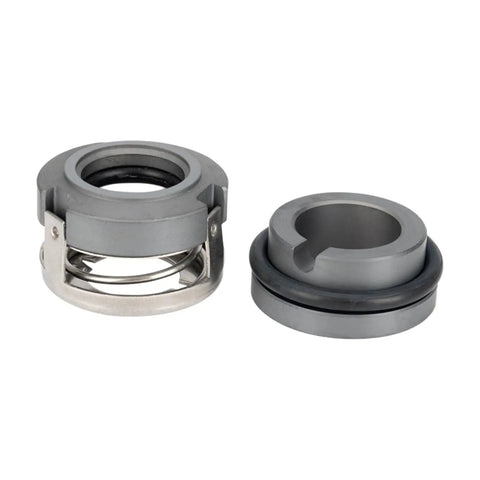 Top-Shelf Mechanical Seal Replacement For QY 20 SSF4 QY 17 SSF4 Water Pump Hella Rigid Shaft Seal, gray metal part with rubber ring.