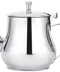 Mini 360Ml Stainless Steel Teapot For Tea And More, Ultra Compact Yet Sturdy Kitchen Pot, Sleek Modern Look
