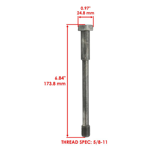 Premium Hardware Replacement Kit Fits Can Am Ryker Std 600 And 900 Ace 2019 To 2021 heavy-duty bolt with specs shown.