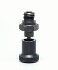 Rock Solid M16 Index Plunger Pin With Zero Play Locking Action And Hardened Carbon Steel Body For Heavy Duty Machinists, close-up view.