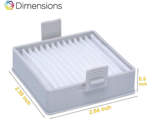 Replacement Vacuum Filter For Hand Vacuum Models P712 P713 P714K 18V A32VC04 019484001007, 2.56" x 2.64" x 0.6" dimensions