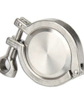 Heavy Duty 304 Stainless Steel Sanitary Pipe Fittings Kit With Tri Clamp End Cap Weld Ferrule And Silicone Gasket For Quick Fit Clamp Connections A Real Workhorse For Durable Erosion Resistant Long Lasting Industrial Plumbing, stainless steel tri clamp end cap