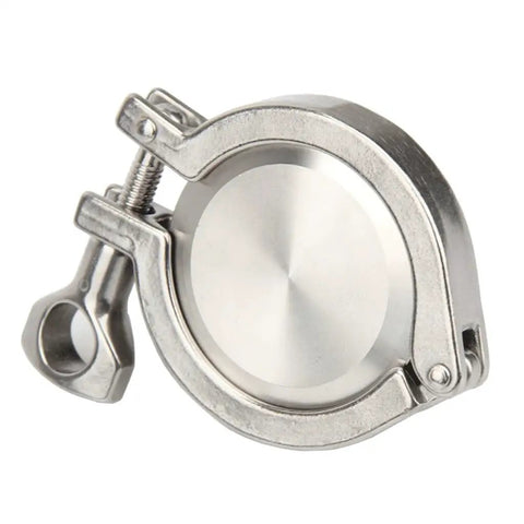 Heavy Duty 304 Stainless Steel Sanitary Pipe Fittings Kit With Tri Clamp End Cap Weld Ferrule And Silicone Gasket For Quick Fit Clamp Connections A Real Workhorse For Durable Erosion Resistant Long Lasting Industrial Plumbing, stainless steel tri clamp end cap