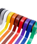 Contractor Favorite Pro Grade Multicolor Electrical Tape 10 Pack Three Quarters Inch By 66 Feet Waterproof Self Adhering Vinyl