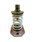 Heavy Duty Spring Mount Isolators For Workshop Gear, one inch deflection with zinc plated spring and flat base design.