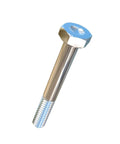 Hella Tough Top Shelf 1/4 20 X 2 Inch Titanium Hex Head Bolt lightweight corrosion free fastener for marine use.