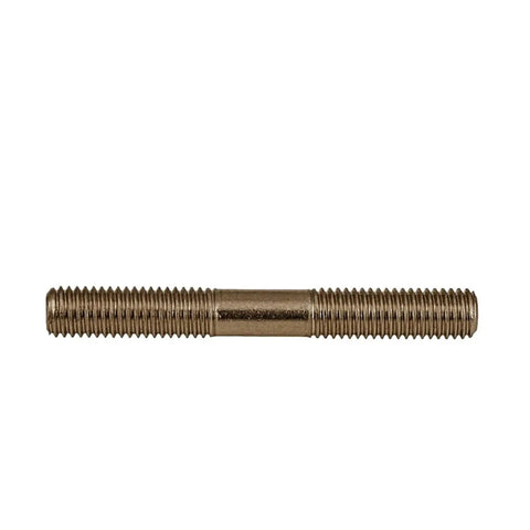 Top Shelf Grade 2 Titanium Double Ended Stud Bolts M6 And M8 Double Threaded Dowel Screws 10 Pack showing a zinc-plated screw.