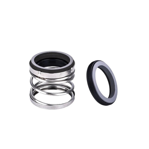 Heavy Duty Silicon Carbide Mechanical Seal For Water Pumps with spring and rubber ring, fits shafts 40mm to 58mm.