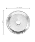 Heavy Duty Alarm Buzzer Replacement Parts And One Hundred Piece Repair Supply Kit For Metal Detectors, silver buzzer component, 1.1 in diameter.