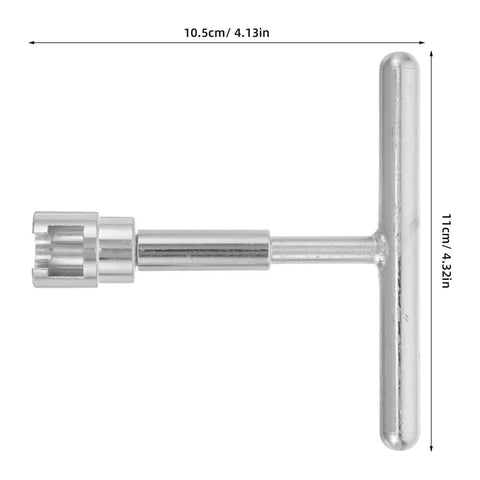 Top Shelf No Fuss T Bar Dent Puller Kit With Strong Adhesive Glue Tabs For Effortless Paintless Auto Body Repair And Quick Diy Dent Fixing On Cars Today - silver T-handle, 11cm length.