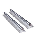 High Precision SBR12 Linear Guide Rail Kit With 600mm Or 800mm Smooth Motion Rails And Four Bearing Blocks For DIY CNC Or Router Builds that run like a dream, two steel rails shown