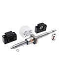 Top Tier Miniature Bearing Steel Linear Motion Rail Kit Featuring Four Hgw20cc Sliders One Sfu2005 Precision Ball Screw And Dual Hgr20 Guide Rails with components.
