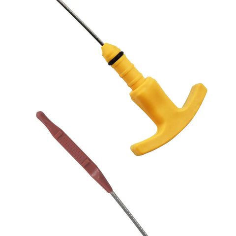 Engine Oil Dipstick 26611-2E021 266112E021 Replacement For Hyundai Elantra 1.8L 2.0L 2011-2016 close-up view showing handle and tip