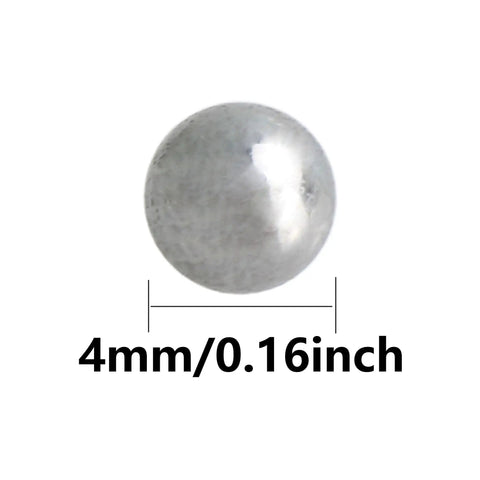 Single 4mm 304 stainless steel precision ball bearing for auto repair and hobby projects. Smooth surface and corrosion resistant.