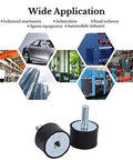Heavy Duty M8 Rubber Mounts And Shock Absorbers For Engines with hexagonal application images in background