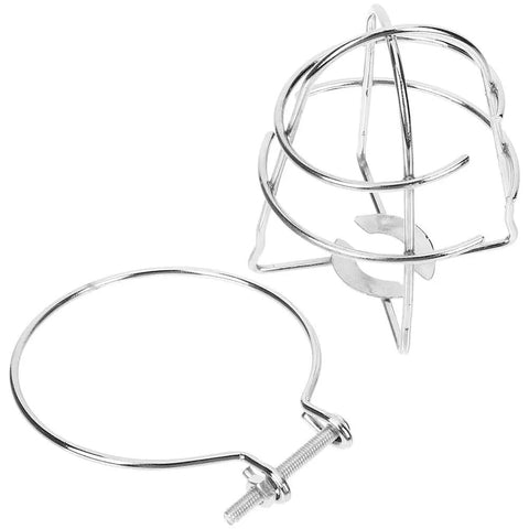 Rock Solid Heavy Duty Fire Sprinkler Head Guard Sturdy Iron Metal Shield Cover For Ceiling Pipe Setup Durable Cage Protector.
