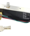 Top Shelf DC 12V And 24V Fail Secure Electronic Drop Bolt Lock For Instant Door Access Control Upgrades with key and settings.